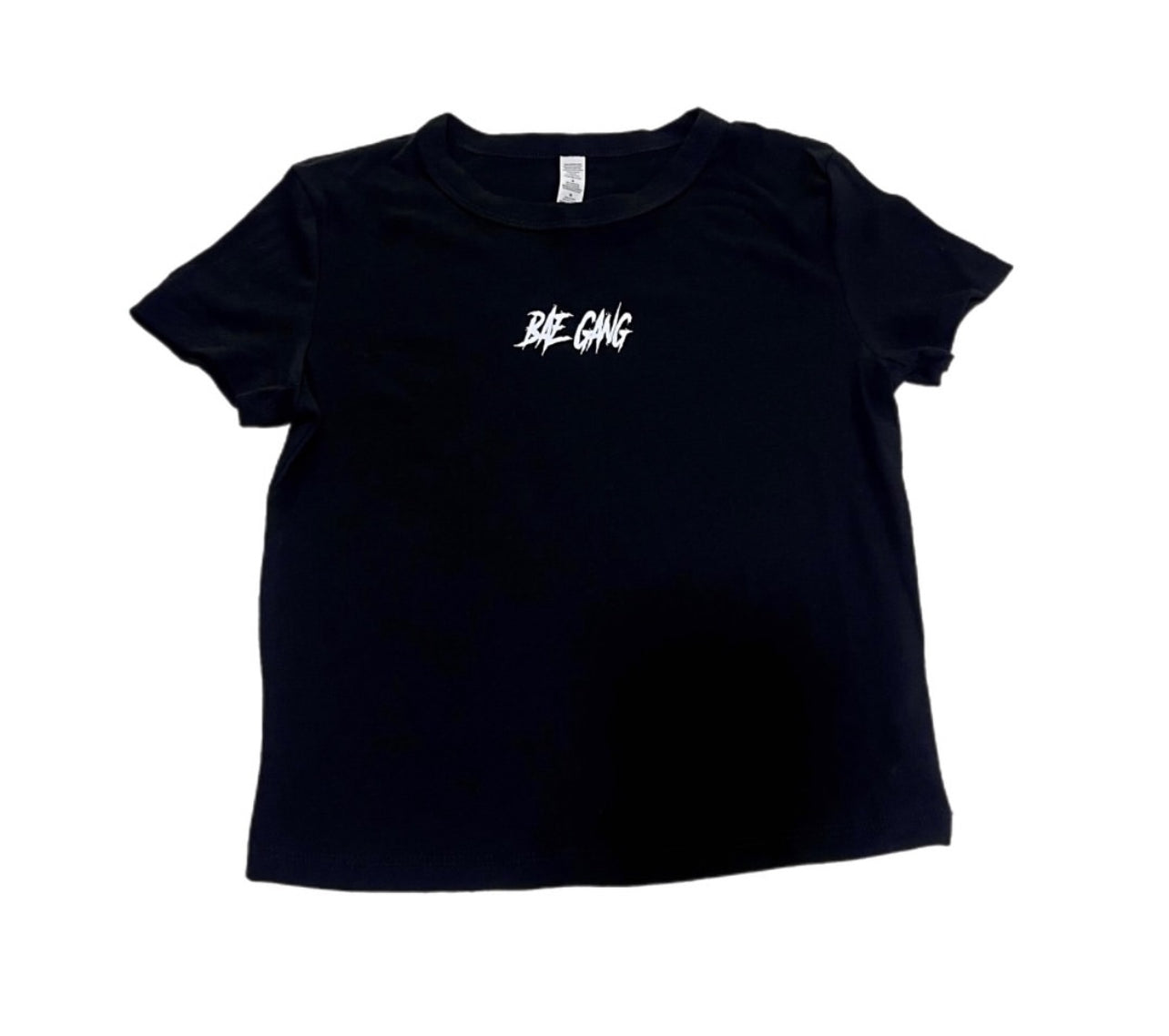"Bae Gang" Baby Tee (Black)