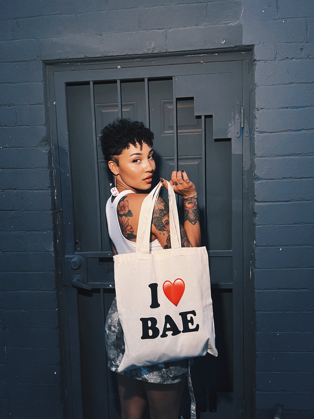 "I Heart Bae" Tote Bag