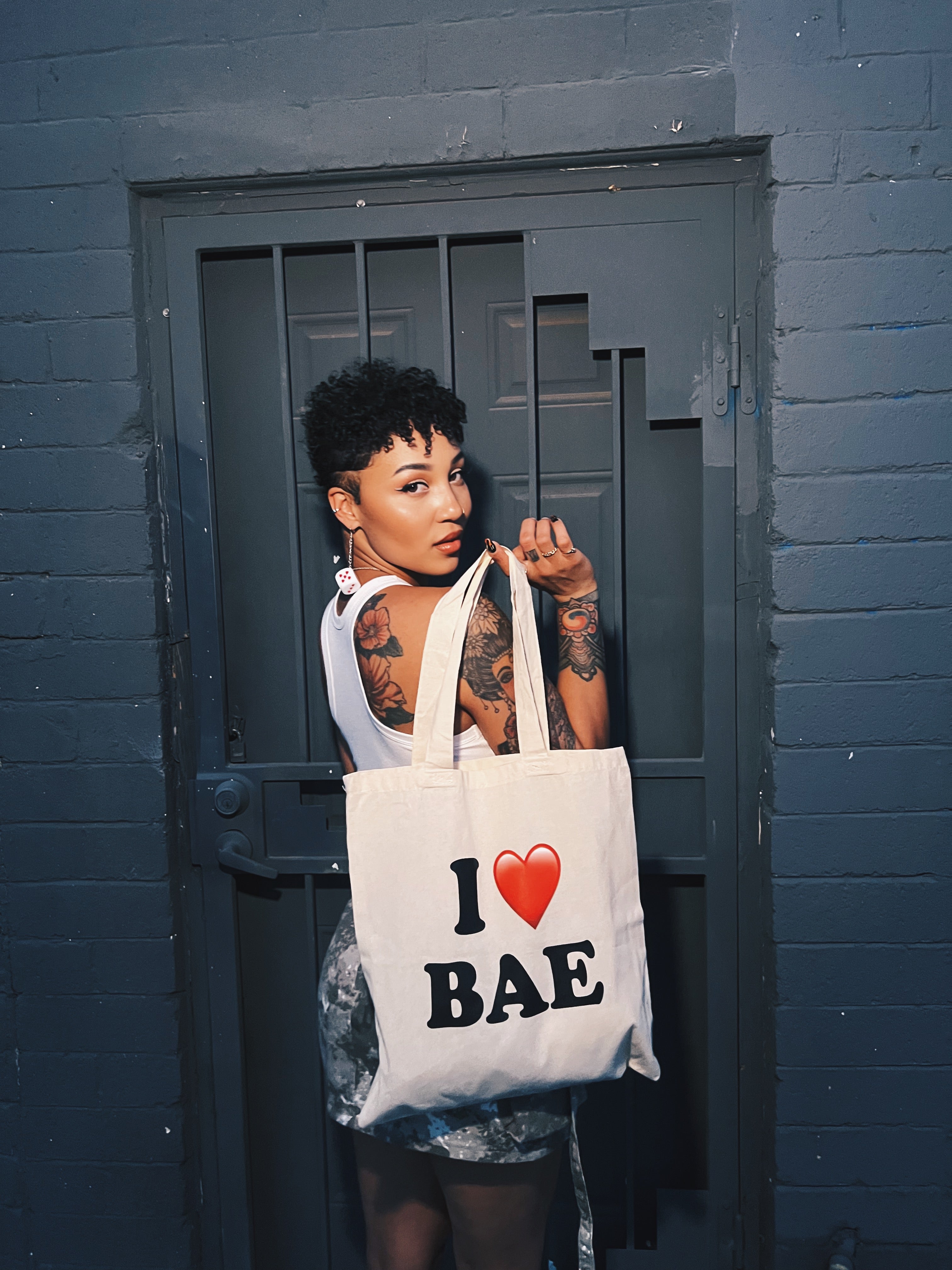 "I Heart Bae" Tote Bag