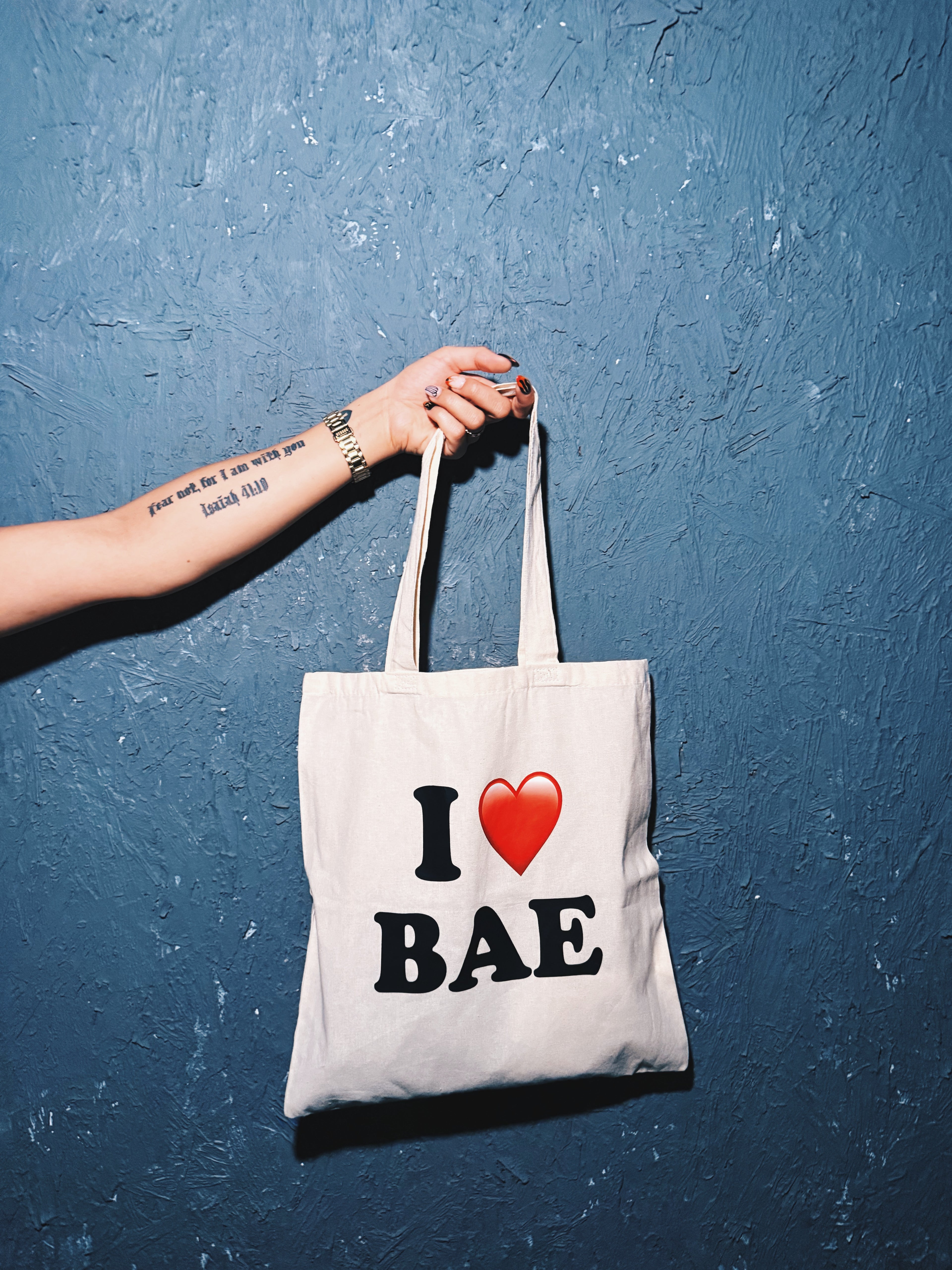 "I Heart Bae" Tote Bag