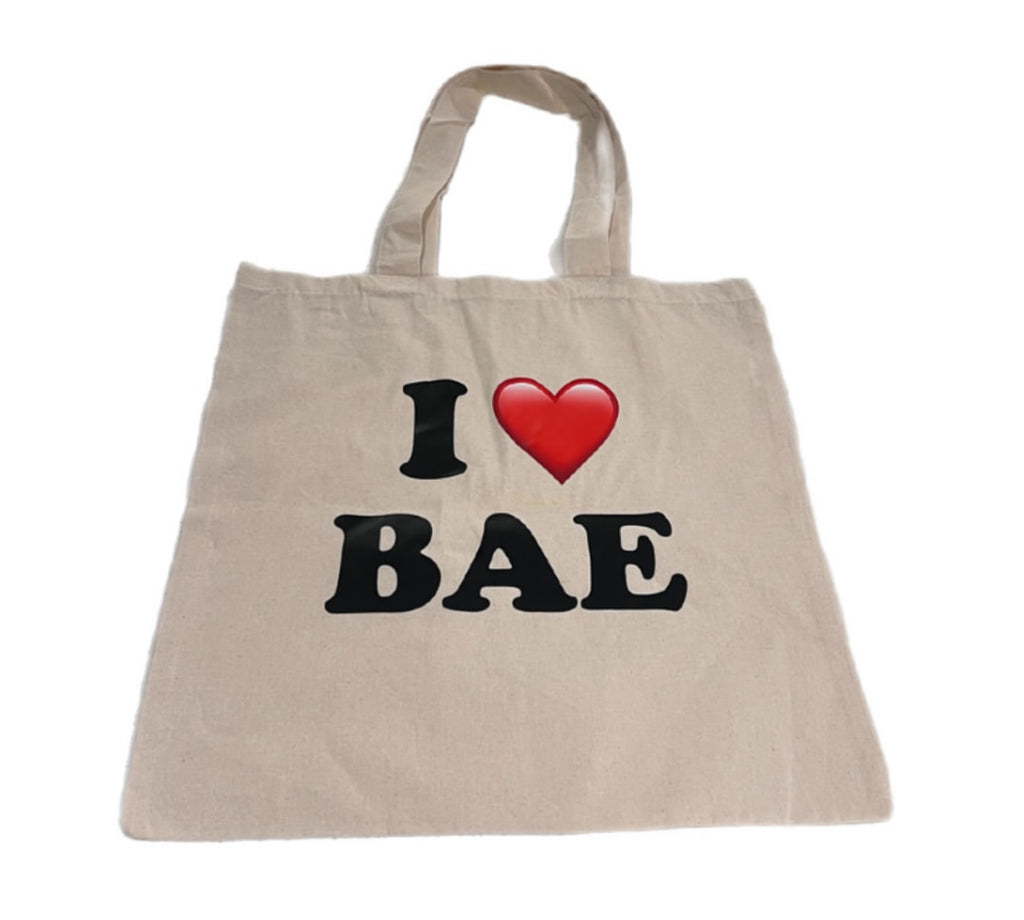 "I Heart Bae" Tote Bag